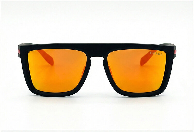 PRADA Luxury Sunglasses – Elegant Design & UV Protection - Orange Mesh