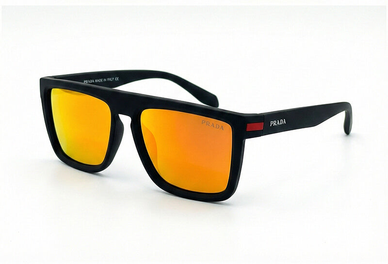PRADA Luxury Sunglasses – Elegant Design & UV Protection - Orange Mesh