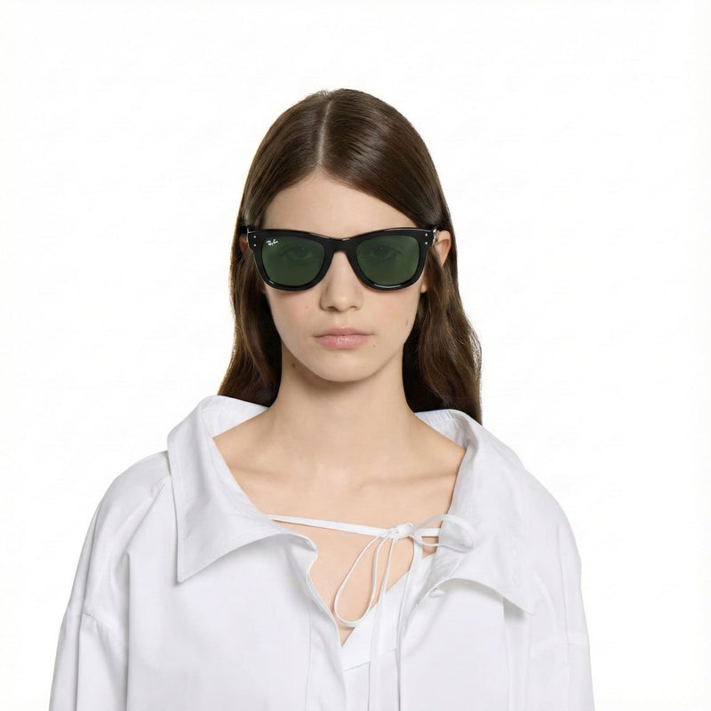 RayBan Retro Wayfarer - Black Green