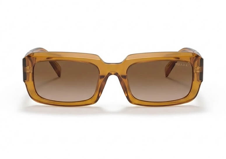 PRADA | Premium Designer Sunglasses - Honey Brown