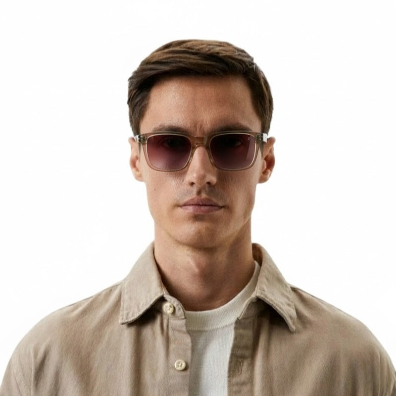 David Bekham Crystal Square - Beige Rose Gradient